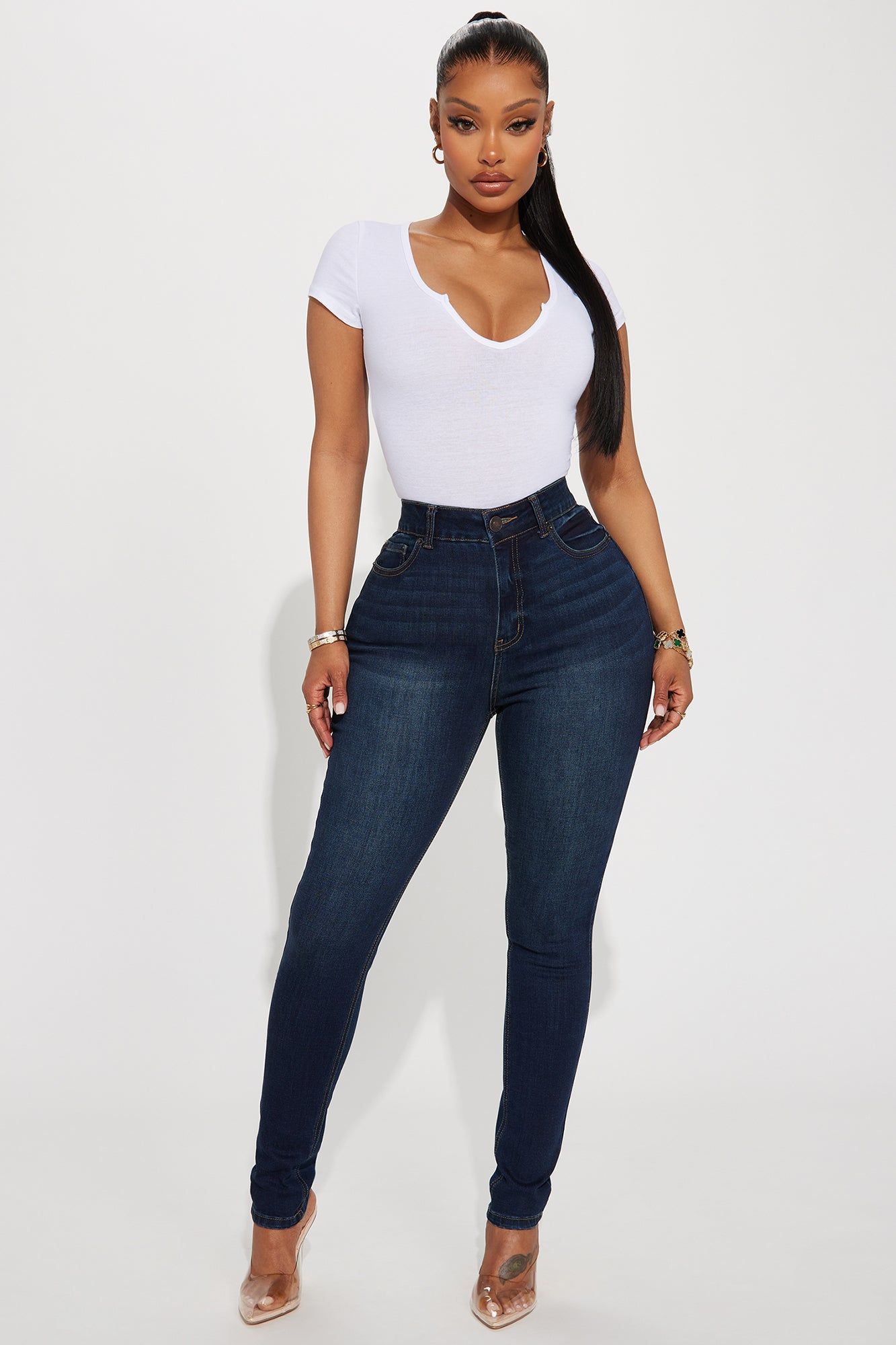 Natalie Short Sleeve Tee - White sold by Fashion Nova product image thumbnail 2