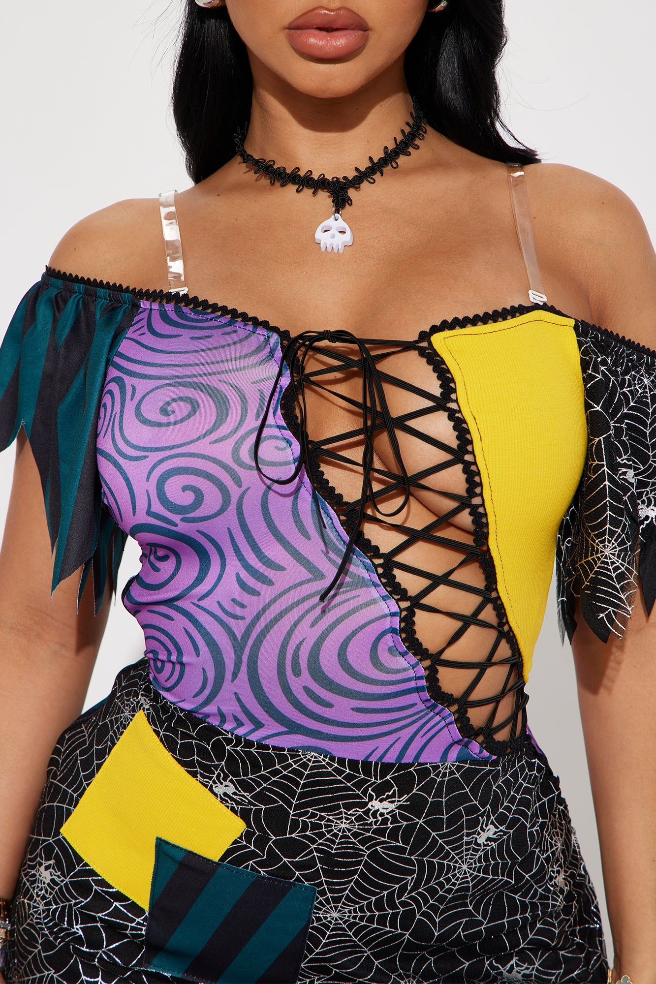Spooky Ghoulfriend 2 Piece Costume Set - Multi Color sold by Fashion Nova product image thumbnail 3