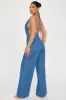 Always A Statement Denim Jumpsuit - Medium Wash sold by Fashion Nova