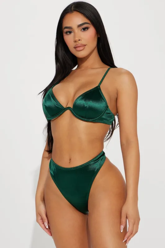 Shiny Shells 2 Piece Bikini - Green sold by Fashion Nova