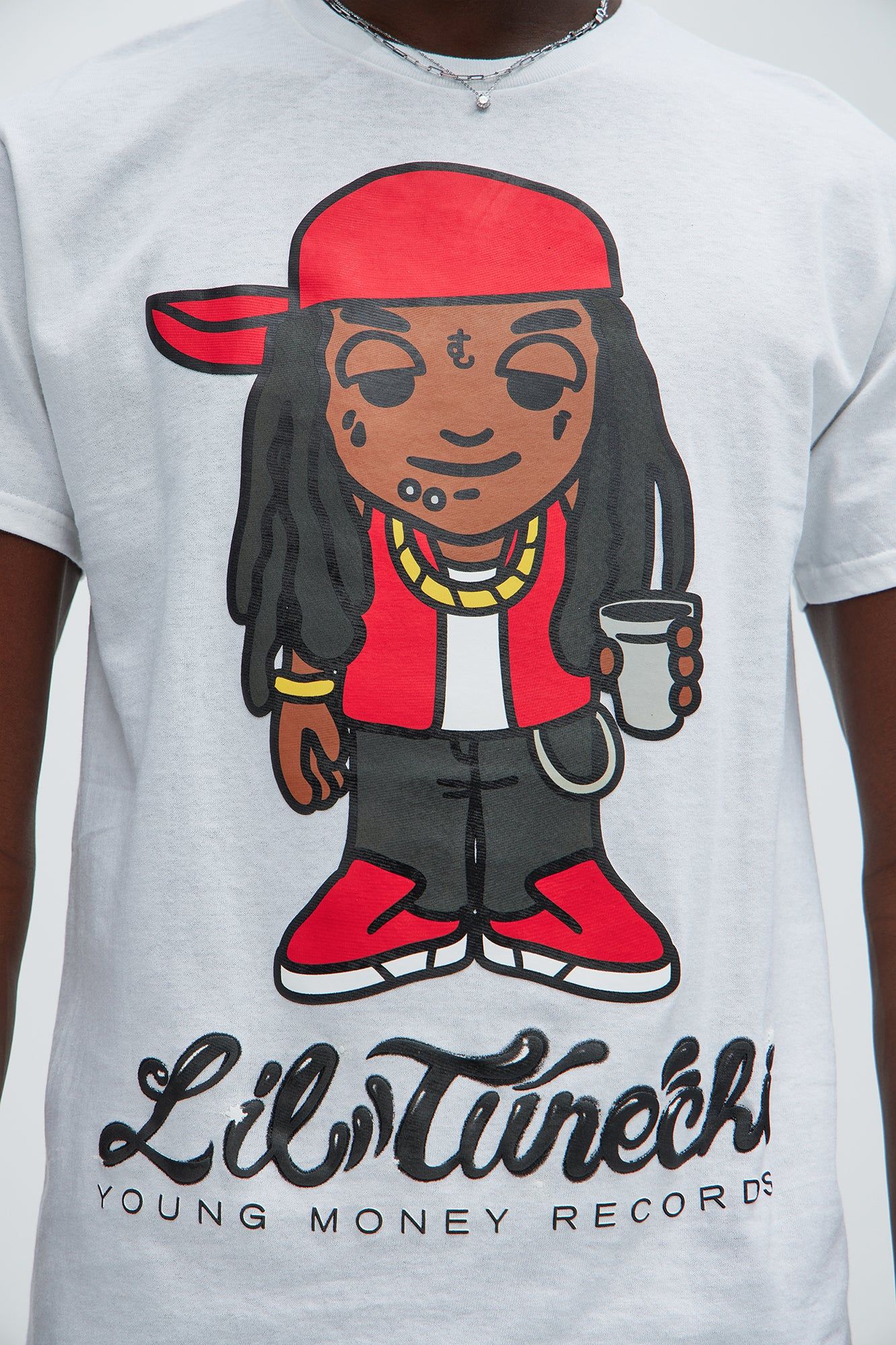 Lil Wayne Tunechi Short Sleeve Tee - White sold by Fashion Nova product image thumbnail 2