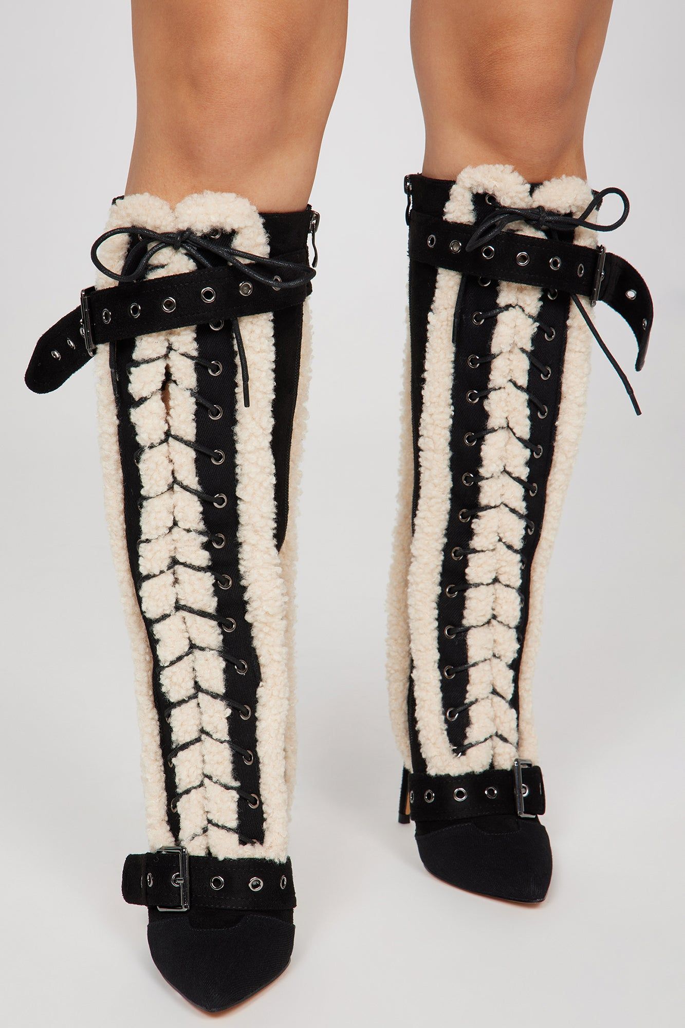 Just Over You Knee High Boots - Black sold by Fashion Nova product image thumbnail 2