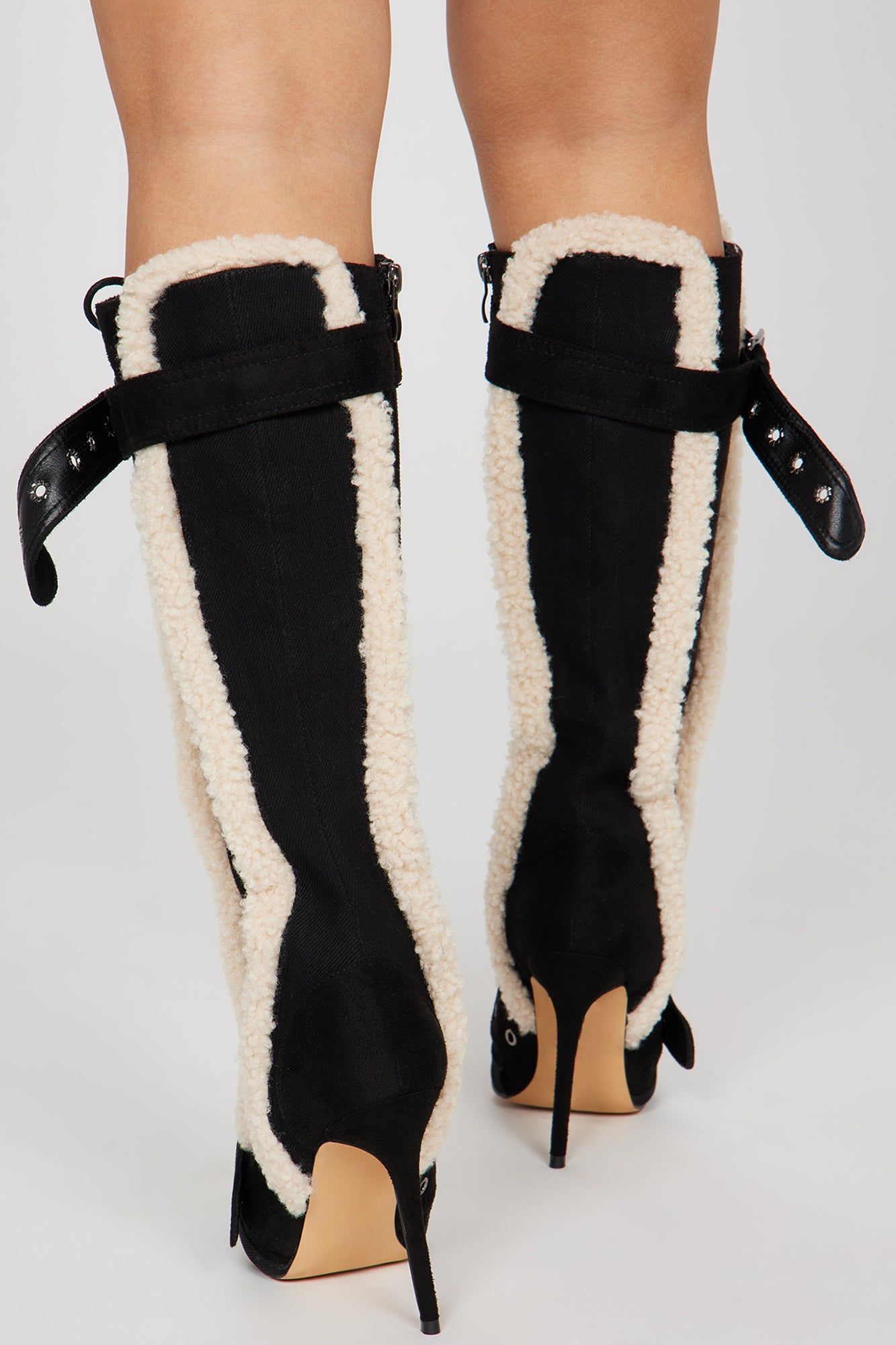 Just Over You Knee High Boots - Black sold by Fashion Nova product image thumbnail 4