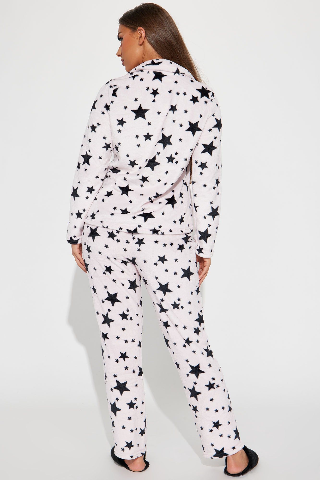 Wish On A Star Plush PJ Pant Set - Lavender/combo sold by Fashion Nova product image thumbnail 3