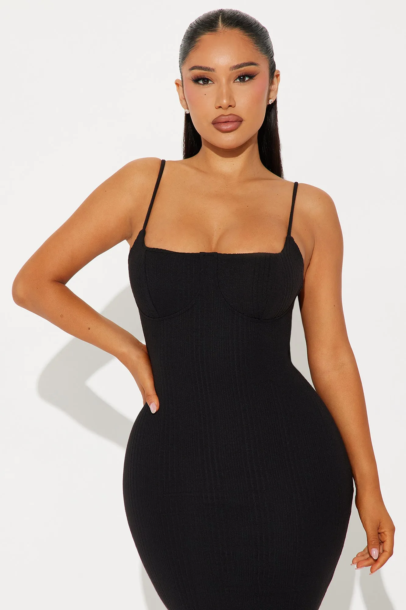 Always On My Mind Maxi Dress - Black sold by Fashion Nova product image thumbnail 2