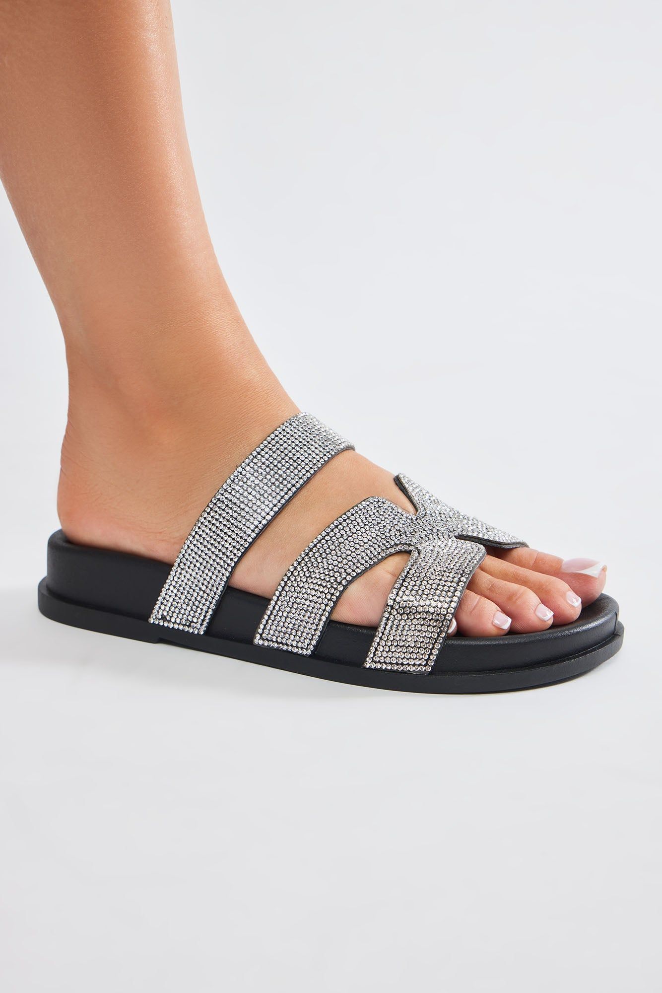 Show Me Around Flat Sandals - Silver sold by Fashion Nova product image thumbnail 4