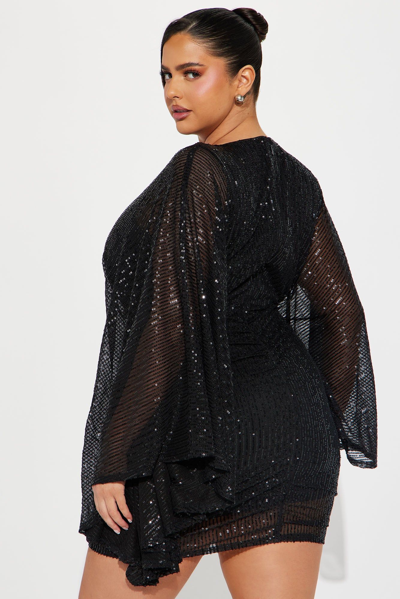 Jeannie Sequin Mini Dress - Black sold by Fashion Nova product image thumbnail 6