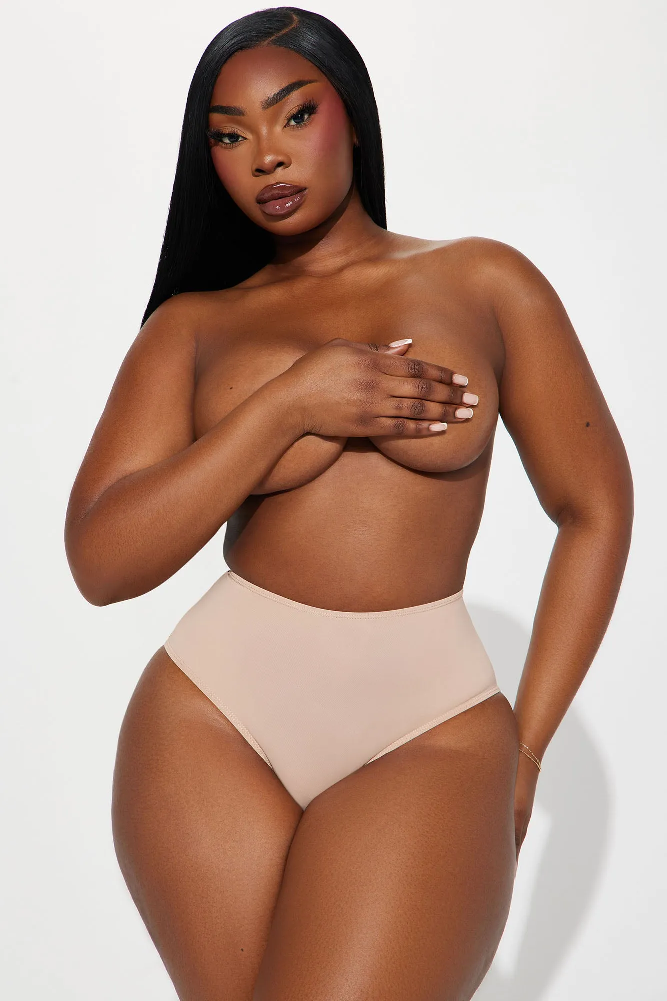 Nova Microfiber Mid Rise Hipster Panty - Mocha sold by Fashion Nova product image thumbnail 5