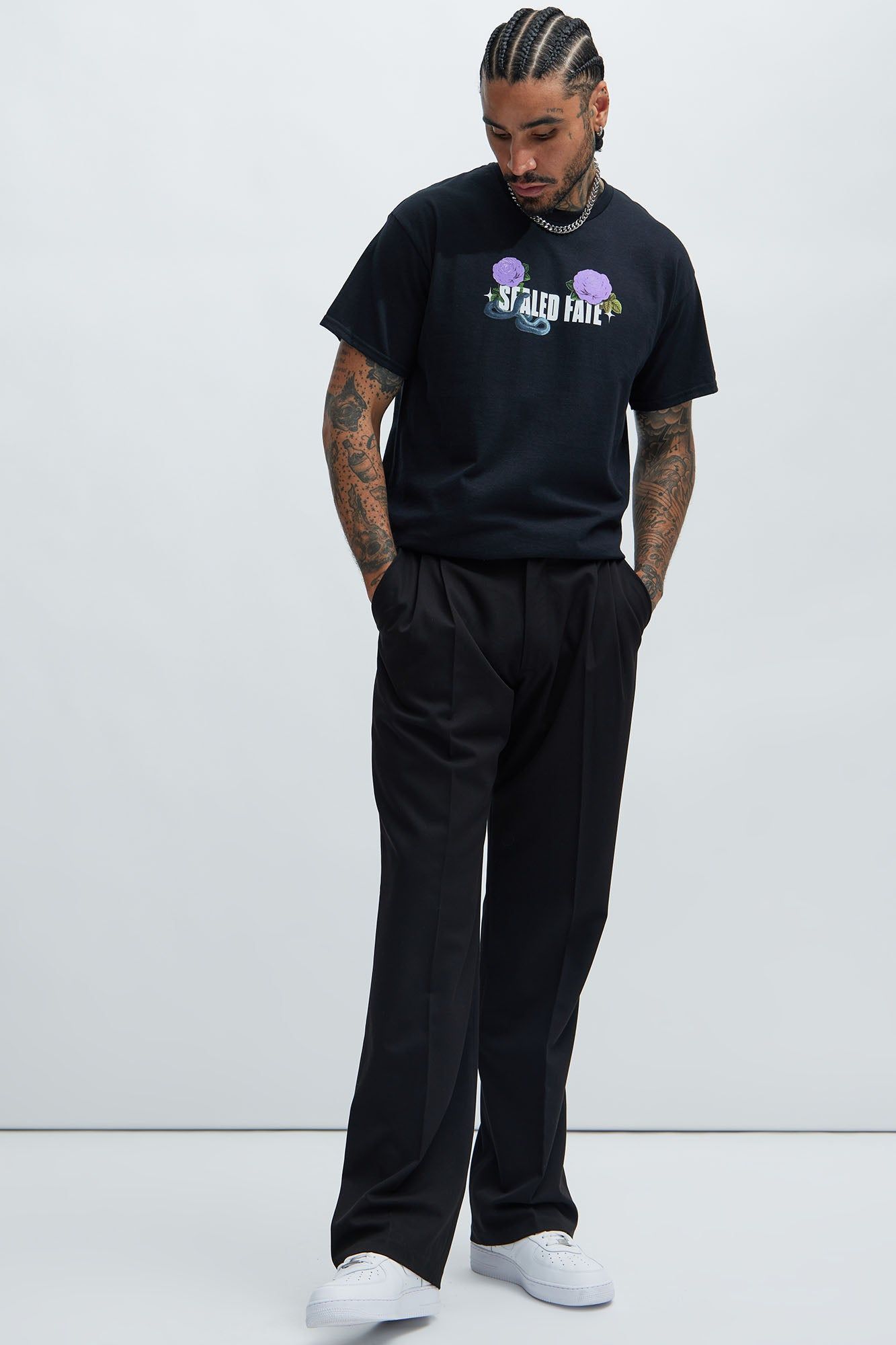 Ominous Fate Short Sleeve Tee - Black sold by Fashion Nova product image thumbnail 2