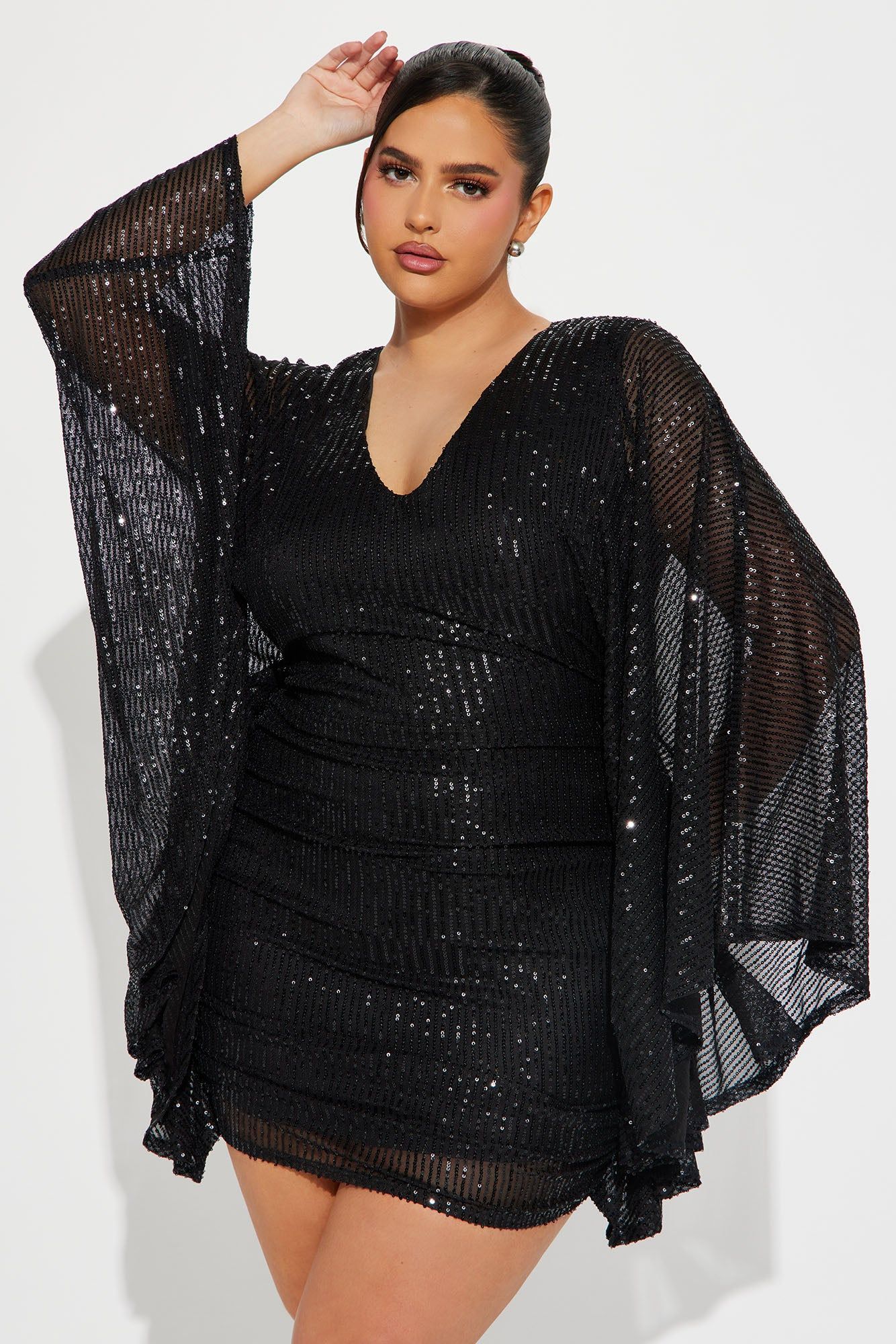 Jeannie Sequin Mini Dress - Black sold by Fashion Nova product image thumbnail 4