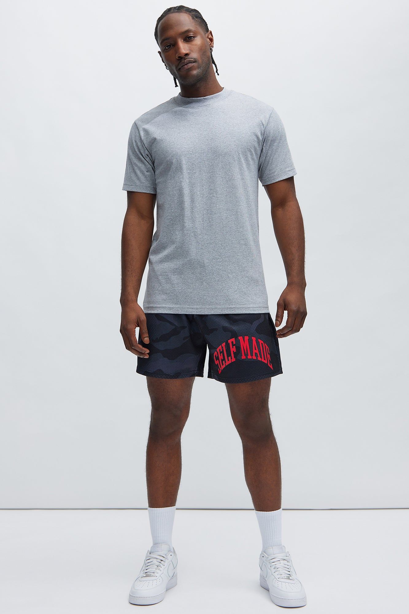 Self Made Mesh Shorts - Black sold by Fashion Nova product image thumbnail 2