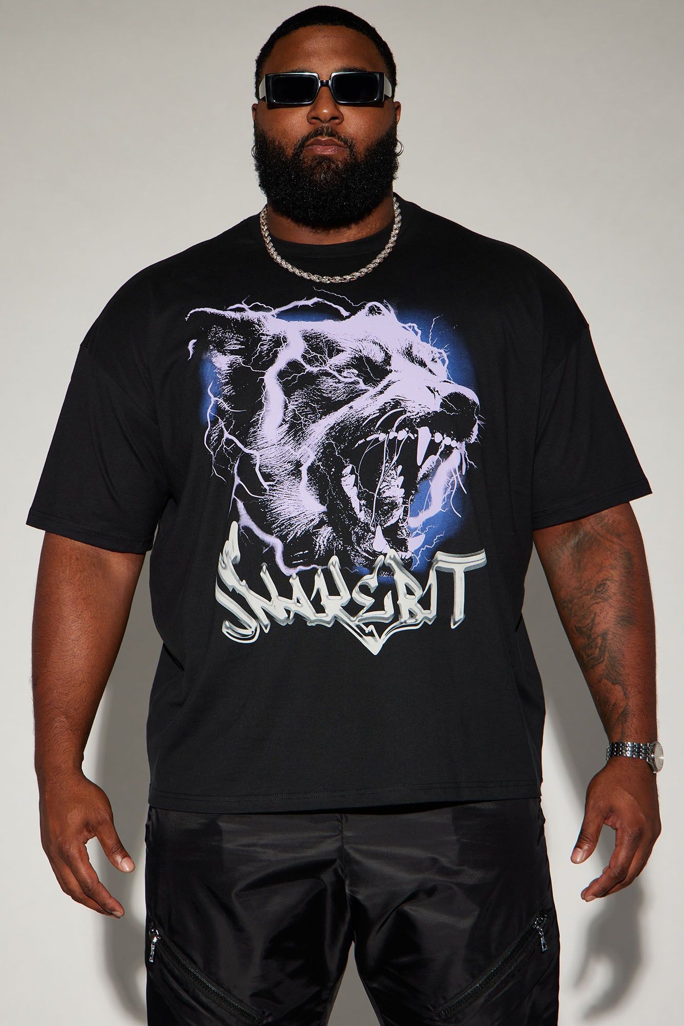 Snakebit Oversized Short Sleeve Tee - Black sold by Fashion Nova product image thumbnail 4