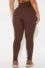 Namaste Seamless Active Leggings - Chocolate sold by Fashion Nova