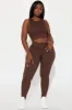 Namaste Seamless Active Leggings - Chocolate sold by Fashion Nova