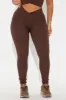 Namaste Seamless Active Leggings - Chocolate sold by Fashion Nova