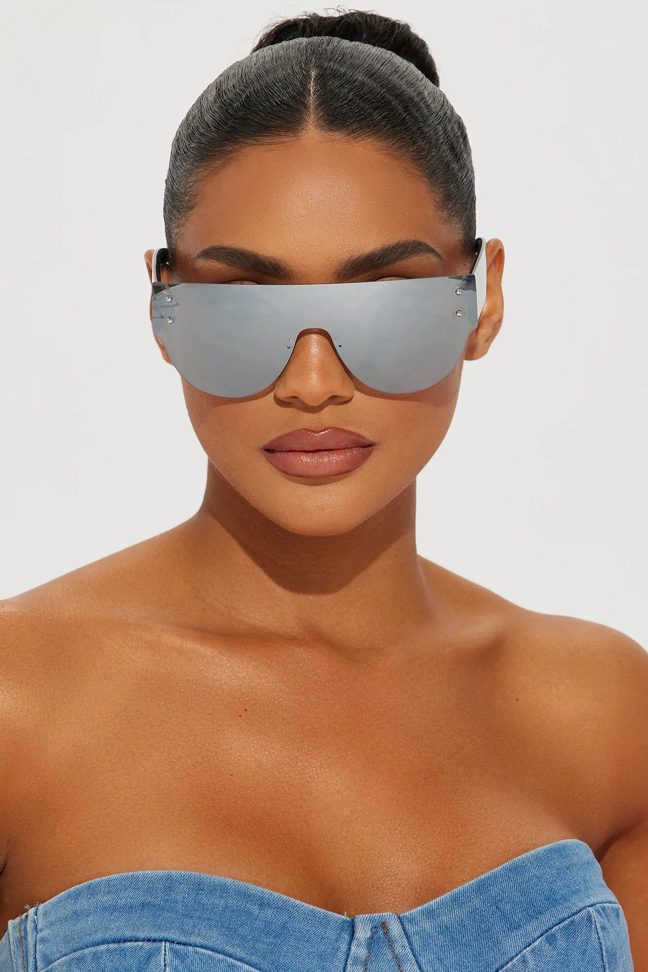 Intentions Are Clear Sunglasses - Silver sold by Fashion Nova product image thumbnail 2