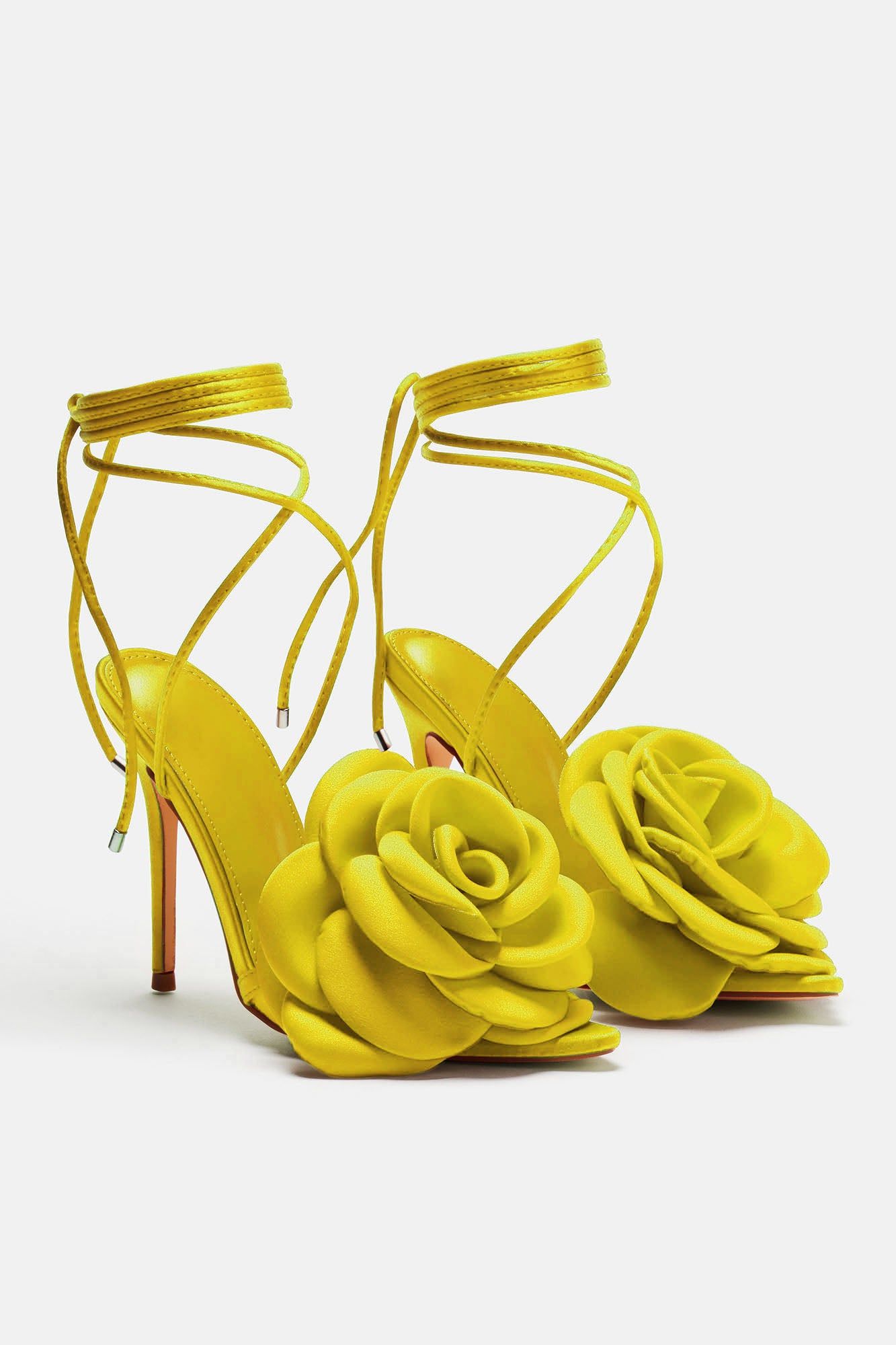 Love Is Blooming Heeled Sandals - Lime sold by Fashion Nova product image thumbnail 4