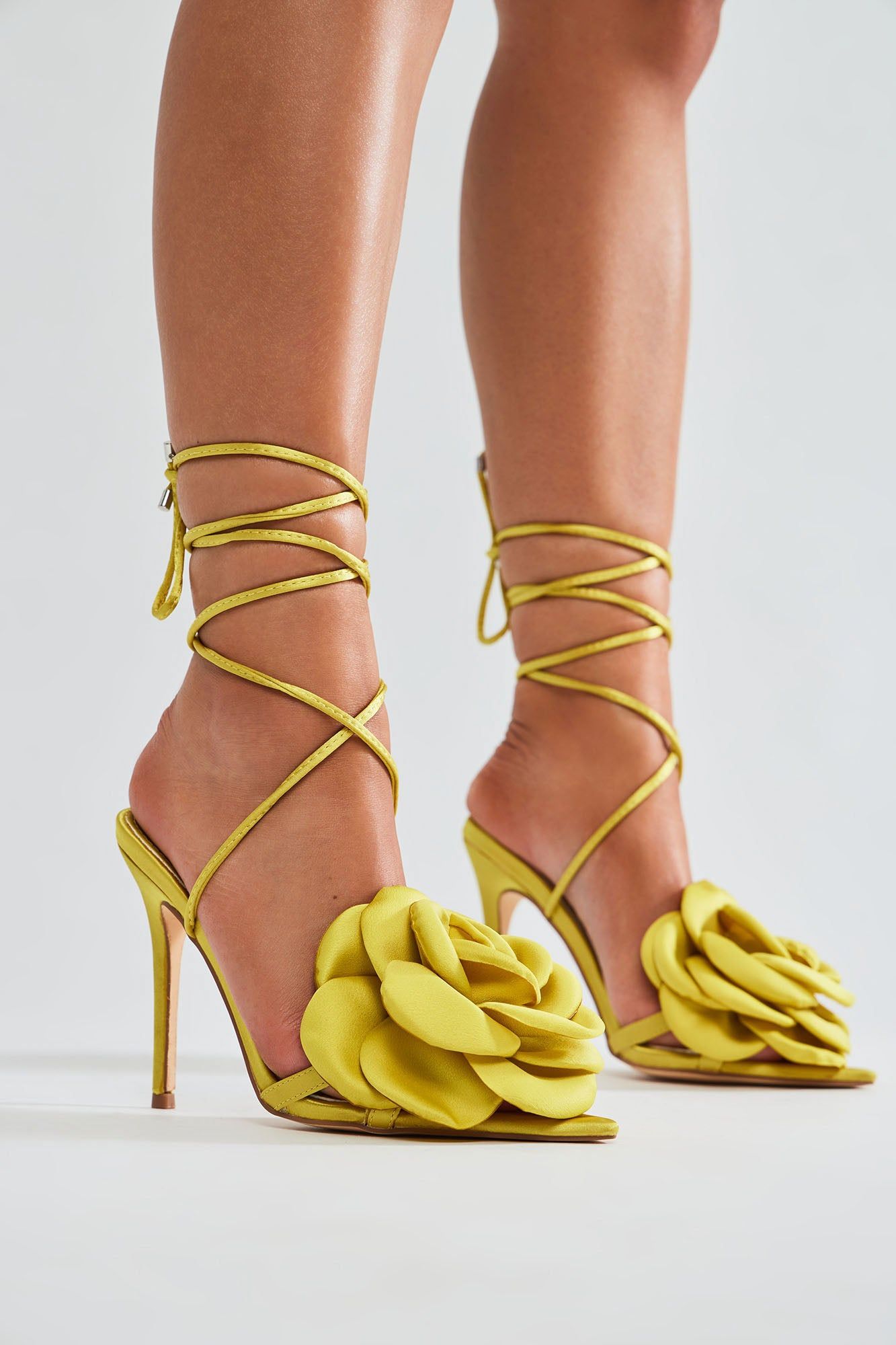 Love Is Blooming Heeled Sandals - Lime sold by Fashion Nova product image thumbnail 2