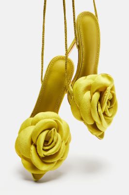 Love Is Blooming Heeled Sandals - Lime sold by Fashion Nova