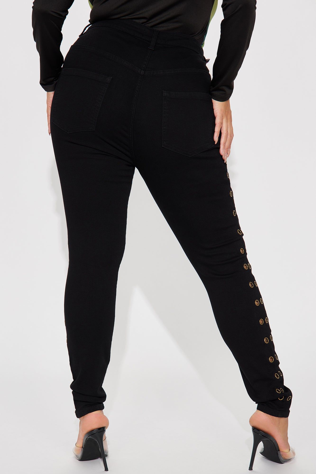 Five Star Stretch Skinny Jeans - Black sold by Fashion Nova product image thumbnail 8