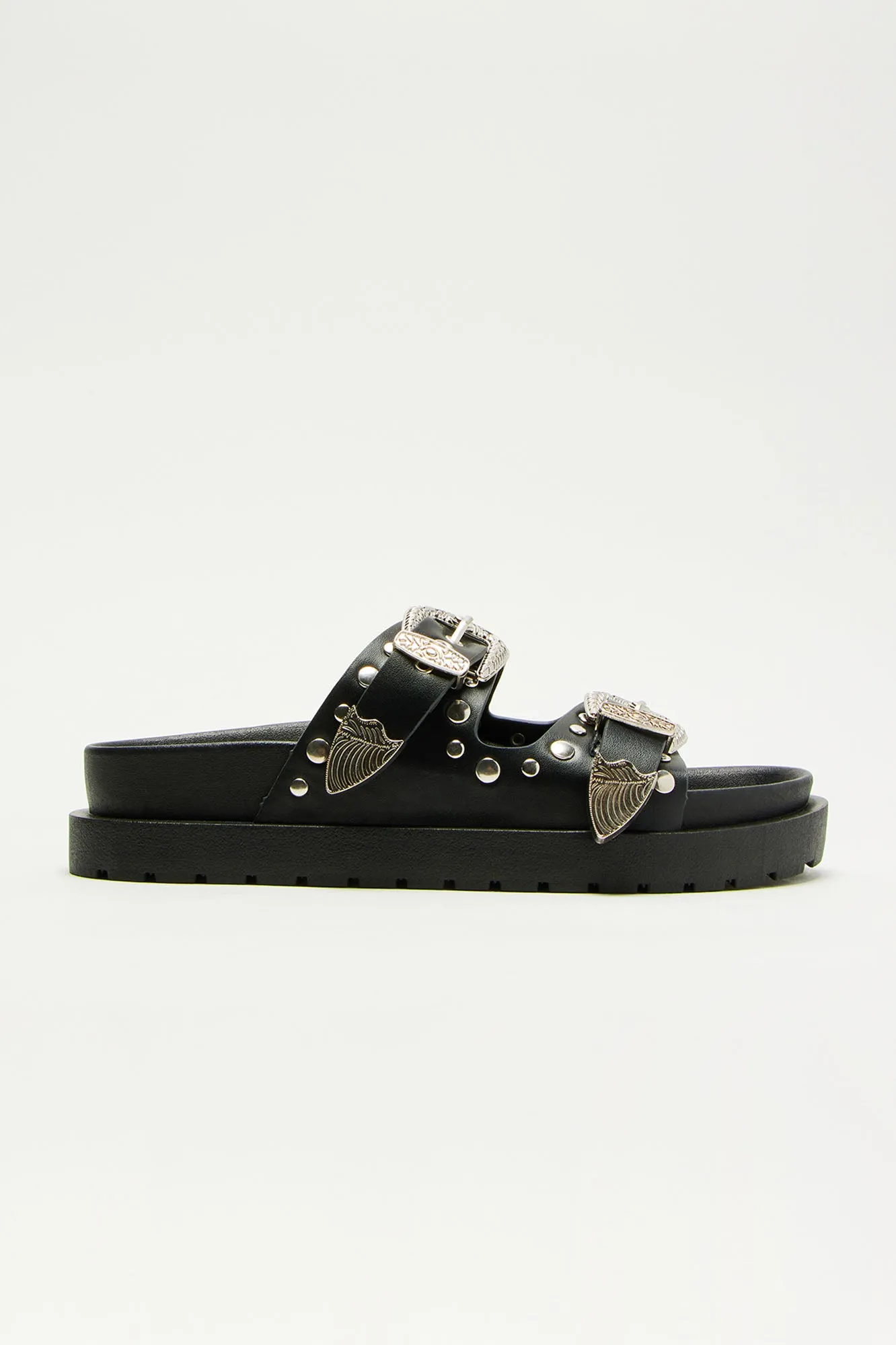 New Style Buckle Slides - Black sold by Fashion Nova product image thumbnail 2