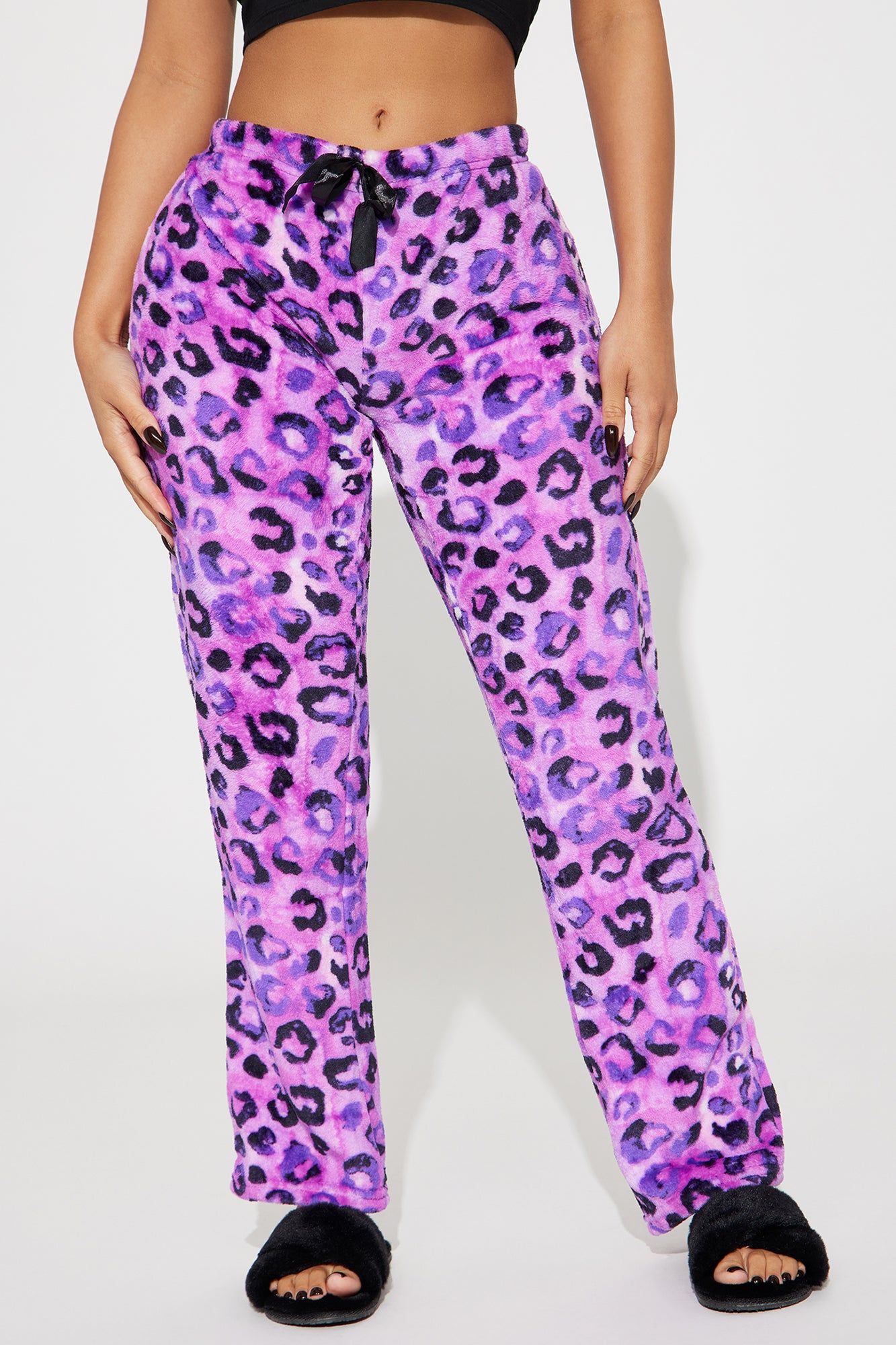 Always Wild Plush PJ Pants - Purple sold by Fashion Nova product image thumbnail 2