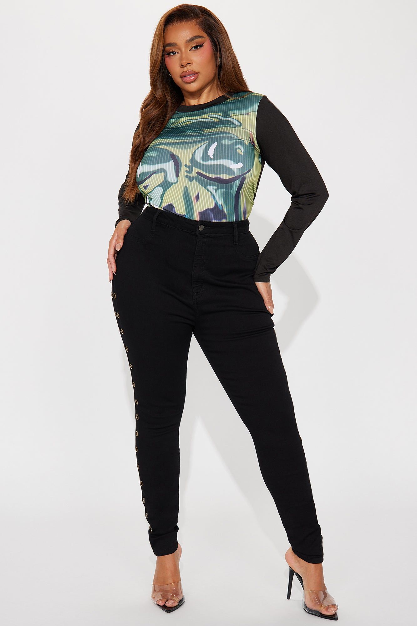 Five Star Stretch Skinny Jeans - Black sold by Fashion Nova product image thumbnail 5