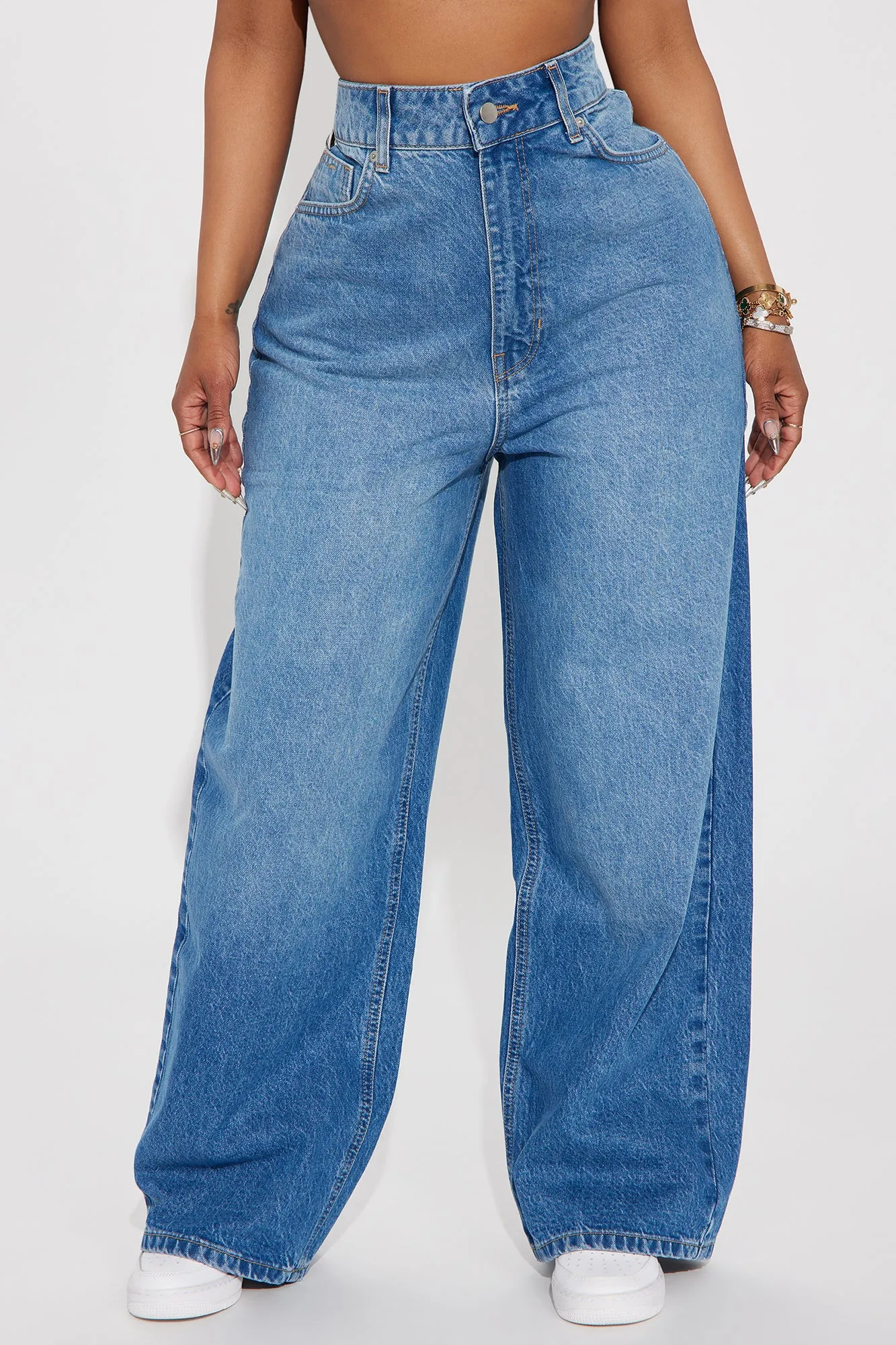For The Longest Time Wide Leg Jeans - Medium Wash sold by Fashion Nova product image thumbnail 2