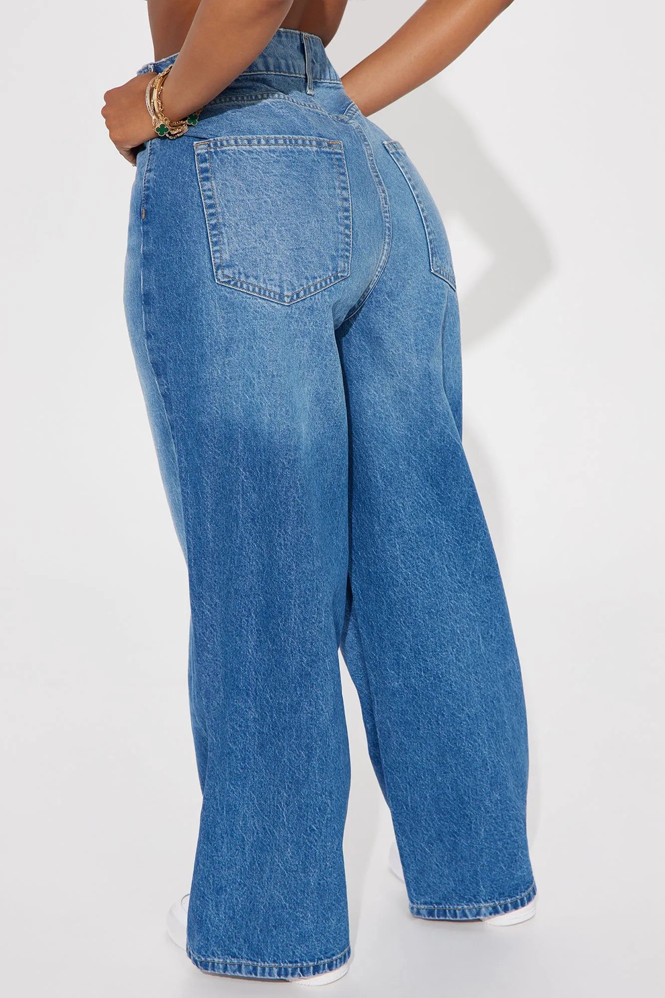 For The Longest Time Wide Leg Jeans - Medium Wash sold by Fashion Nova product image thumbnail 3