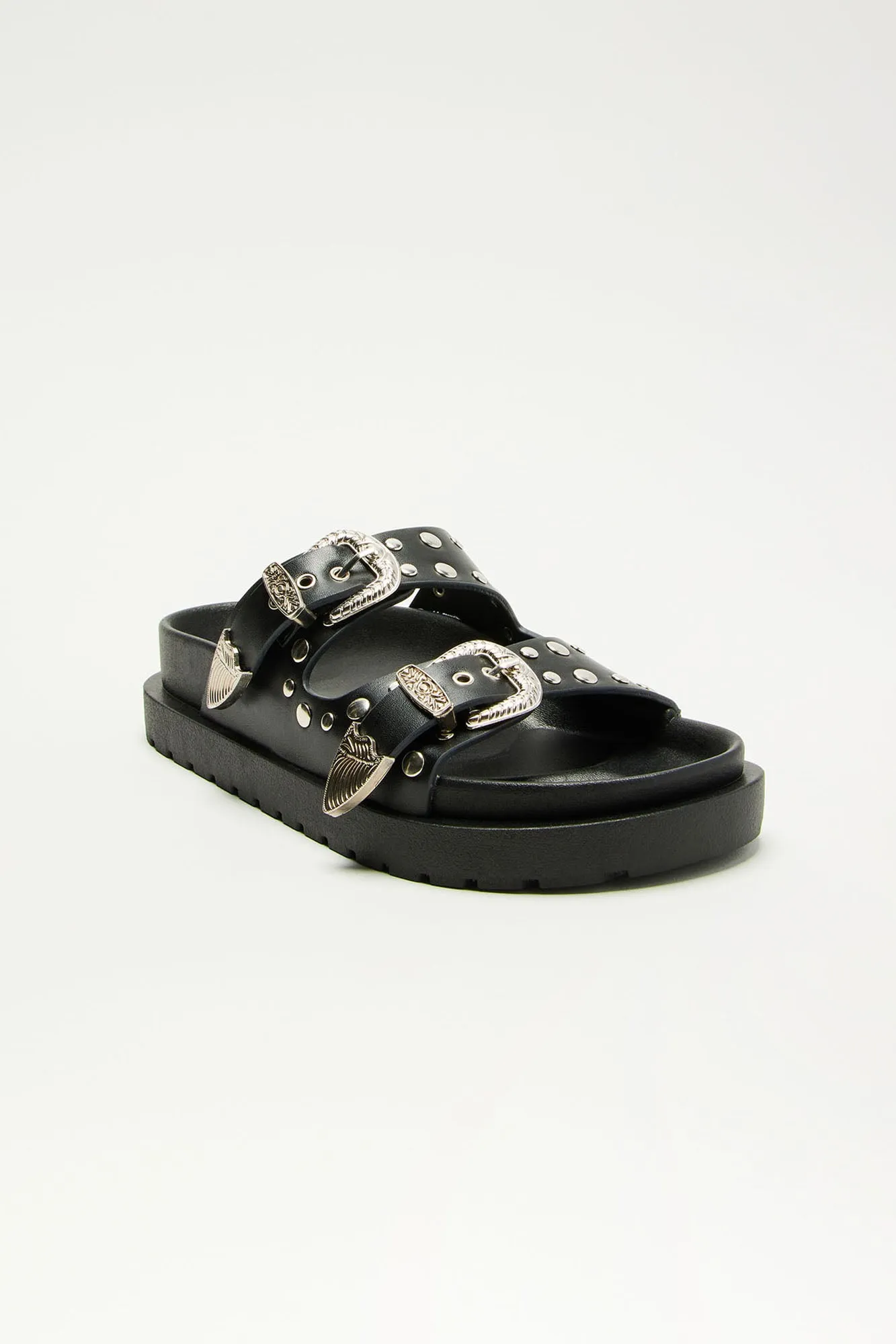 New Style Buckle Slides - Black sold by Fashion Nova product image thumbnail 4