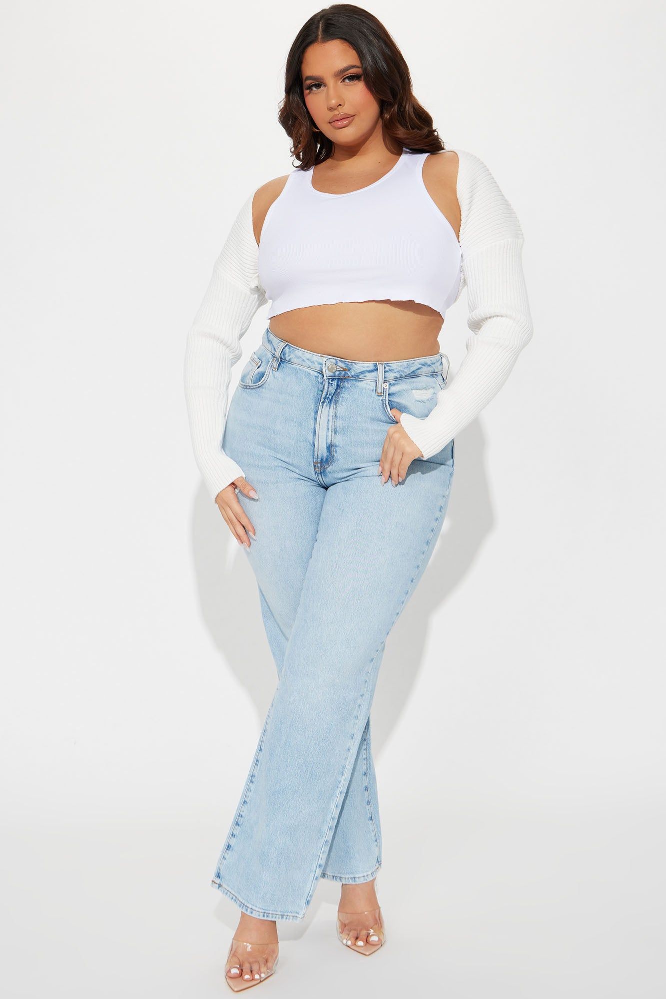 Robyn Bolero Sweater - Ivory sold by Fashion Nova product image thumbnail 2