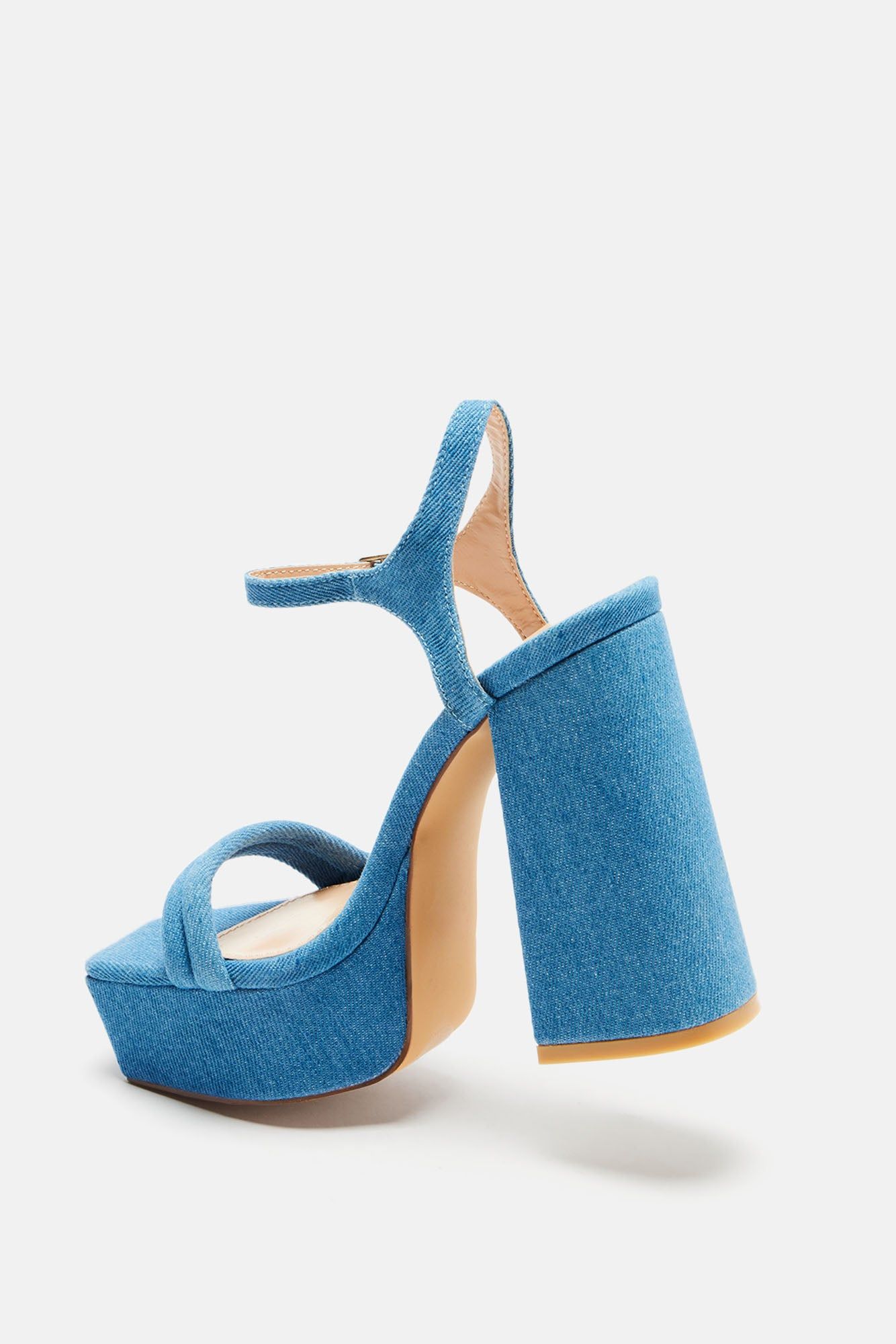 Tarah Platform Heels - Denim sold by Fashion Nova product image thumbnail 2