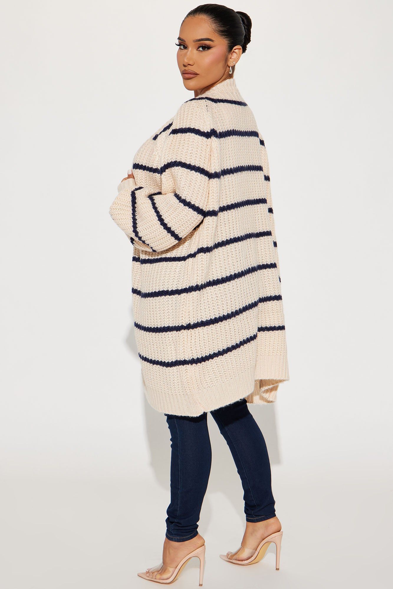 Casual Day Striped Cardigan - Cream sold by Fashion Nova product image thumbnail 3