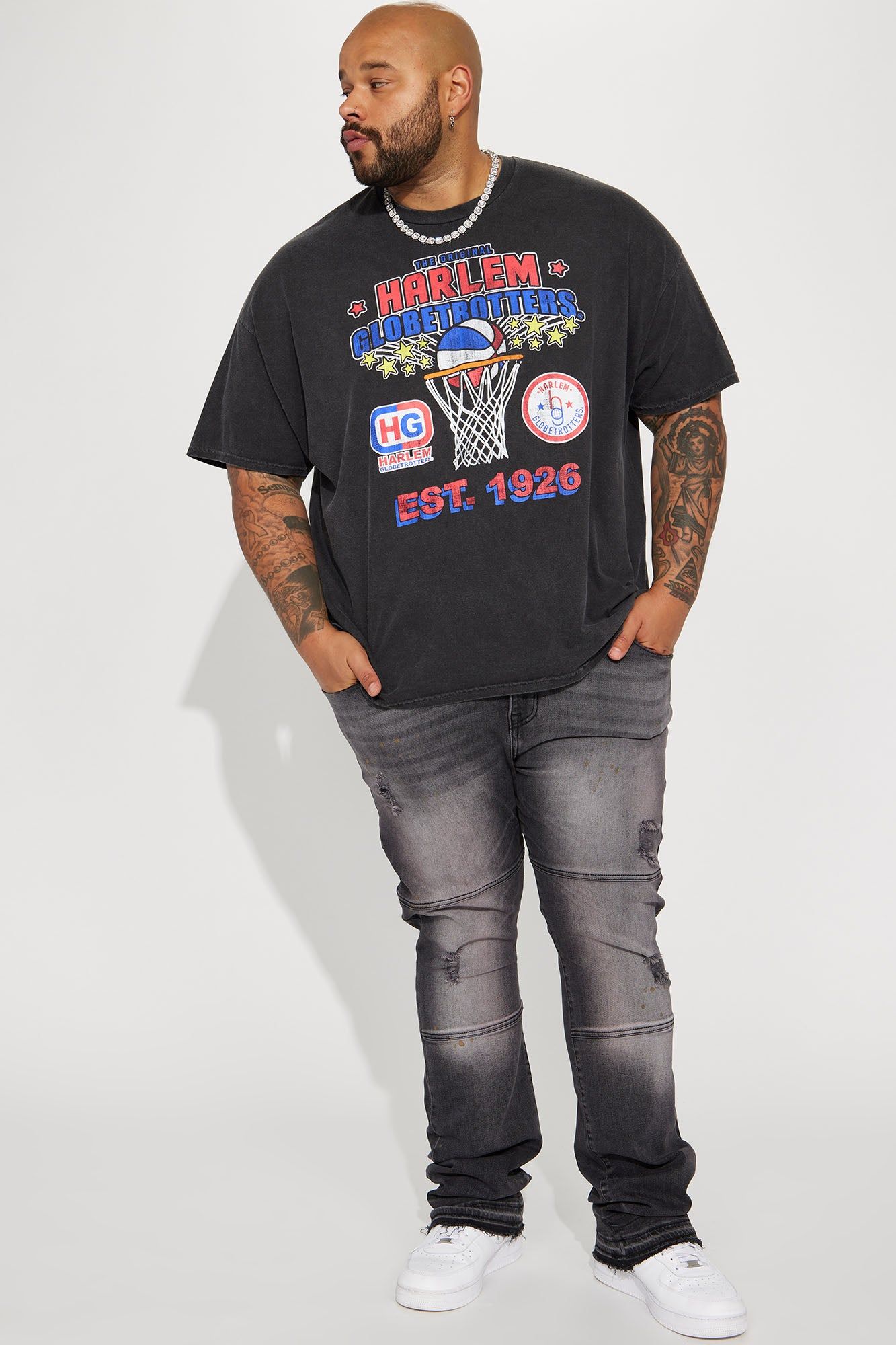 Breaking Habits Stacked Skinny Flare Jeans - Black Wash sold by Fashion Nova product image thumbnail 6