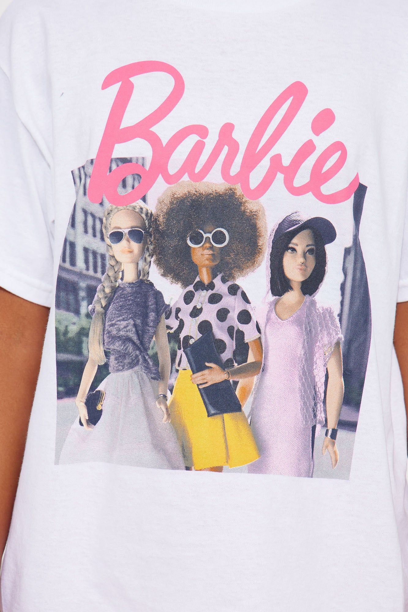 Mini Barbie Trio Short Sleeve Tee - White sold by Fashion Nova product image thumbnail 3