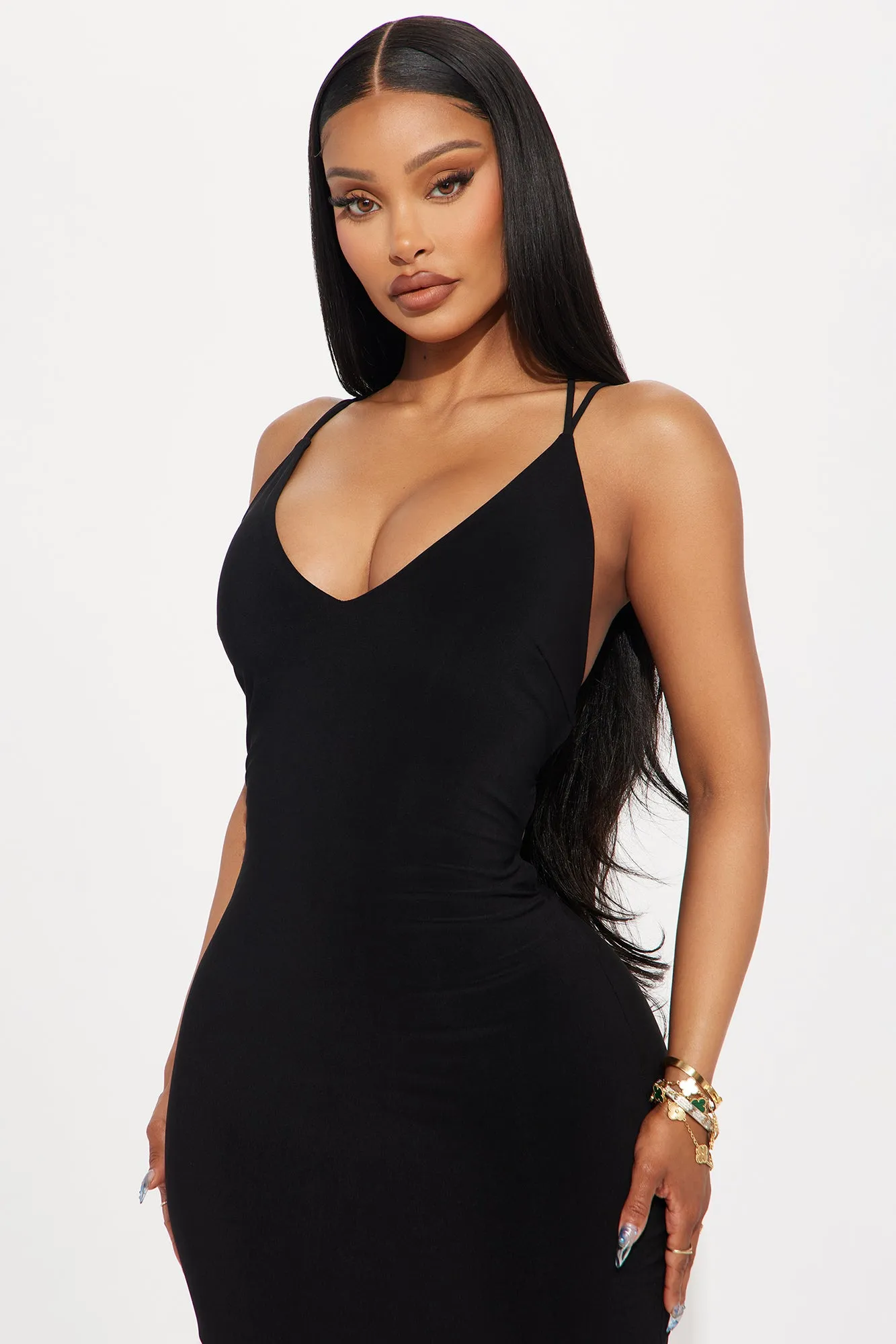 Undeniable Femme Midi Dress - Black sold by Fashion Nova product image thumbnail 2