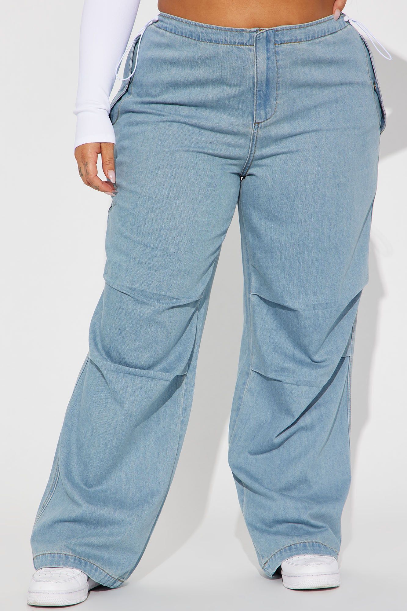 Can't Help Myself Non Stretch Soft Jeans - Light Wash sold by Fashion Nova product image thumbnail 7