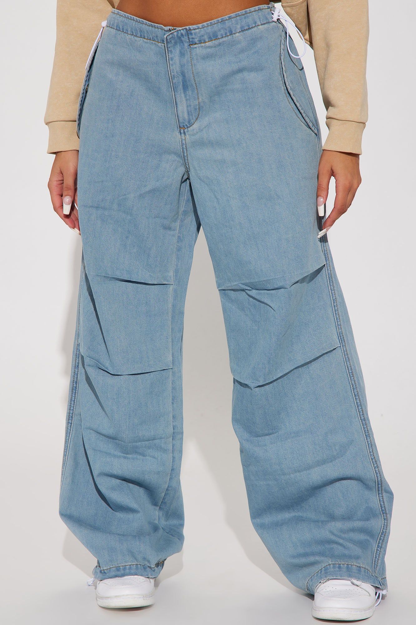 Can't Help Myself Non Stretch Soft Jeans - Light Wash sold by Fashion Nova product image thumbnail 2