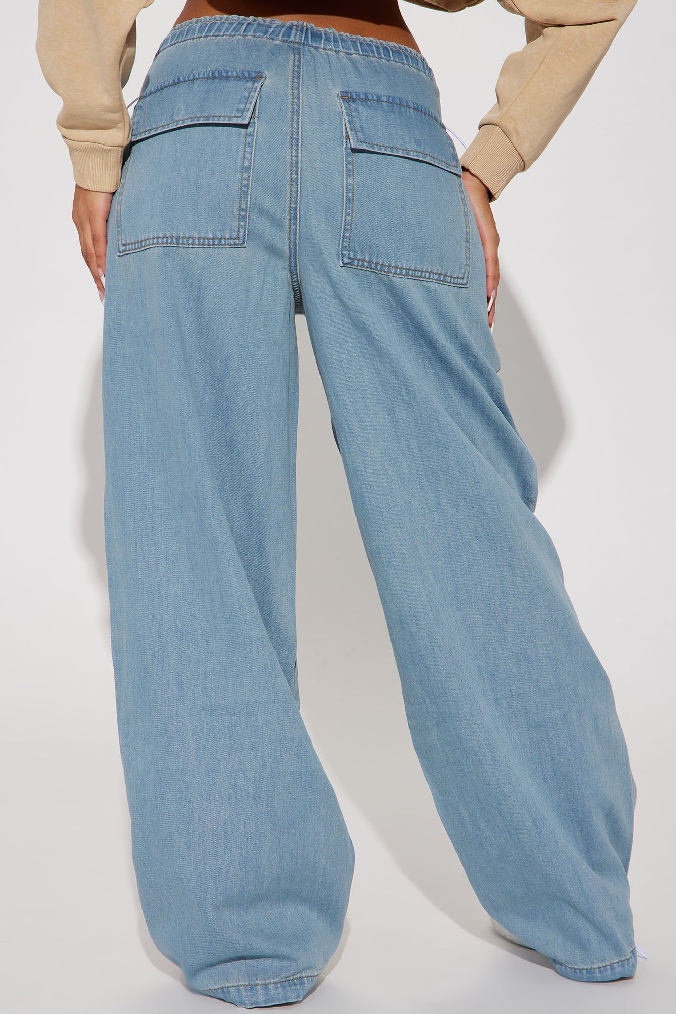 Can't Help Myself Non Stretch Soft Jeans - Light Wash sold by Fashion Nova product image thumbnail 5