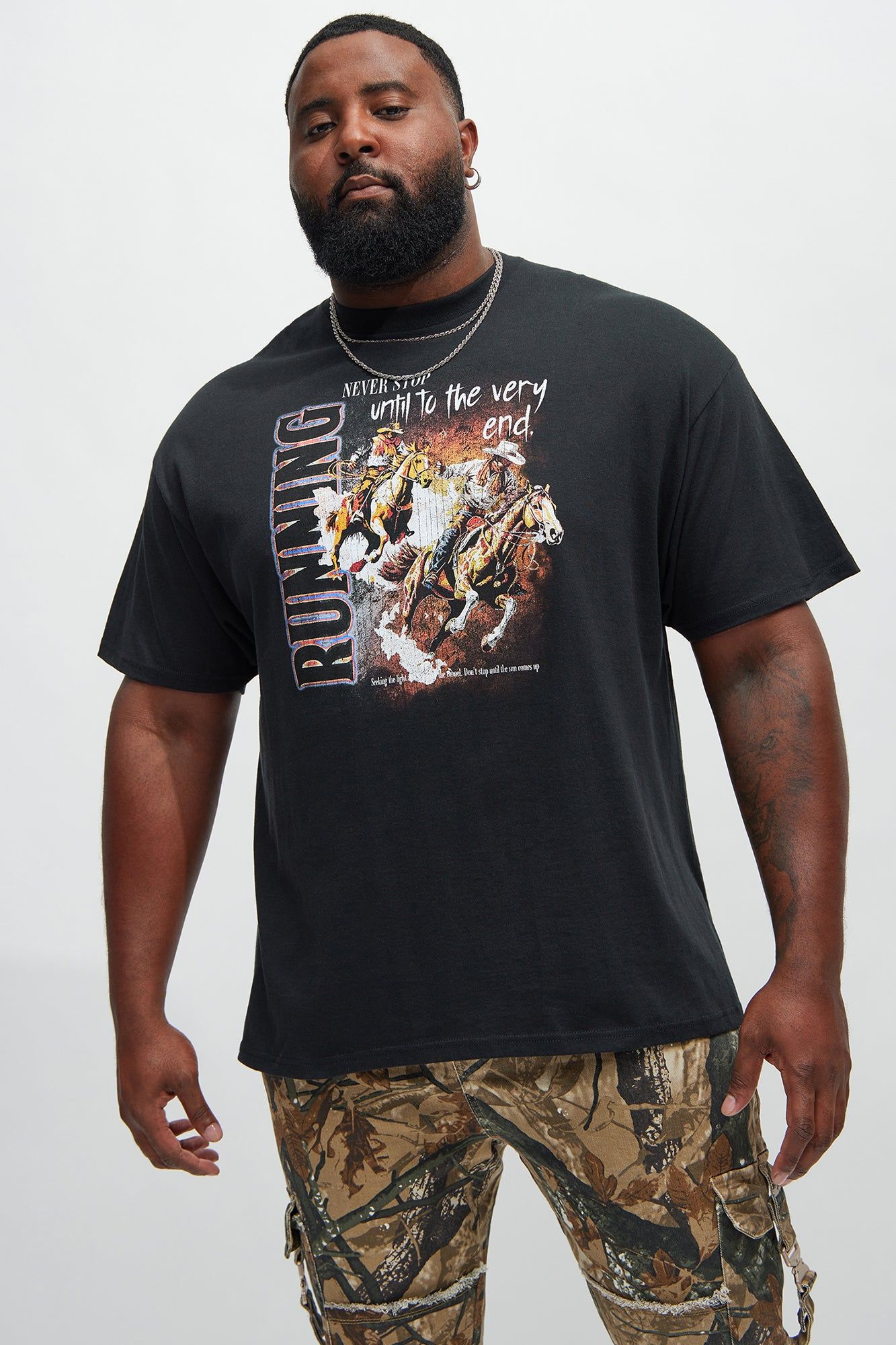 Never Stop Running Short Sleeve Tee - Black sold by Fashion Nova product image thumbnail 4