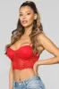 You're Not Invited Bustier - Red sold by Fashion Nova