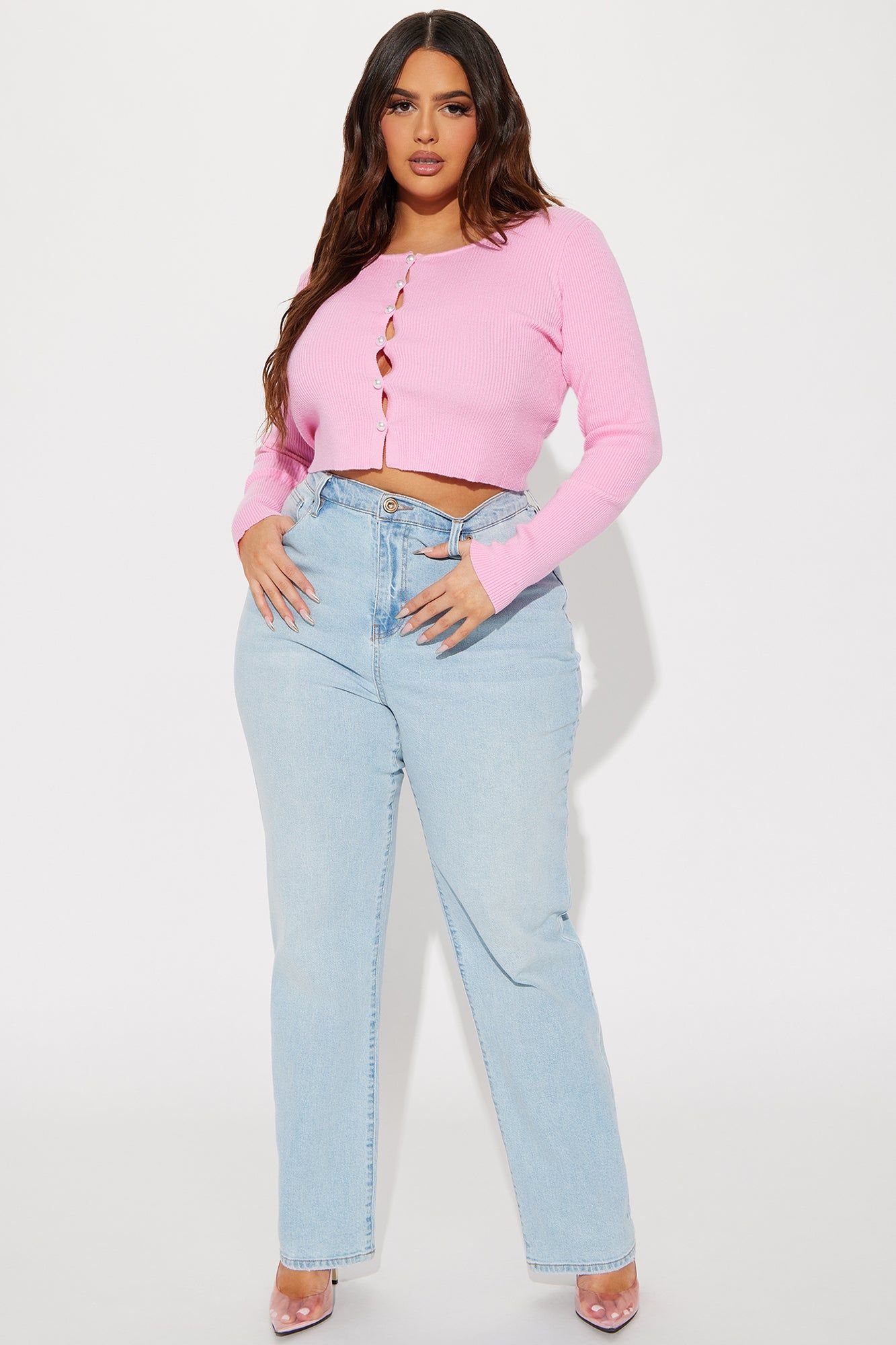Kasilia Cardigan Sweater - Pink sold by Fashion Nova product image thumbnail 5