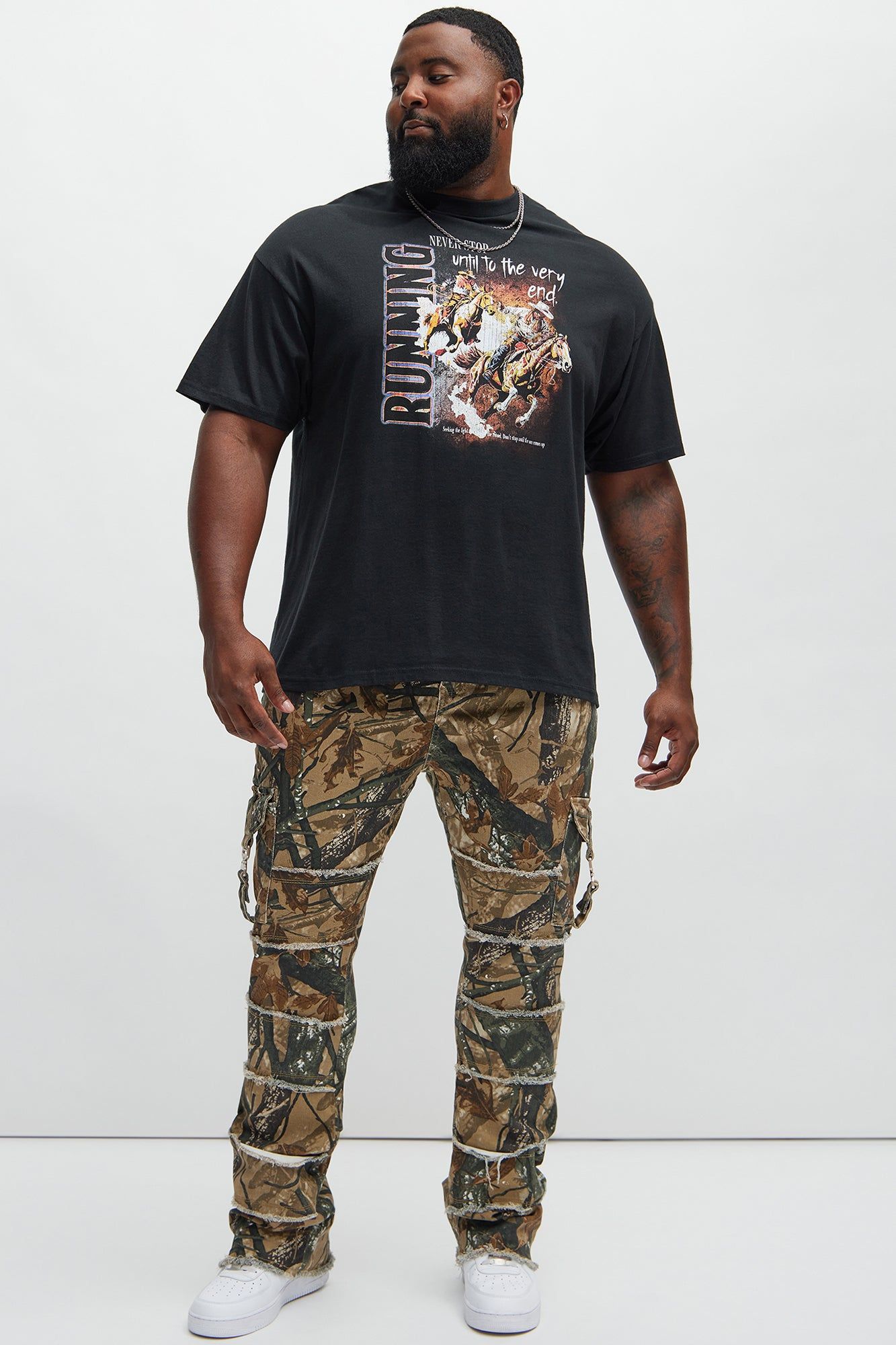 Never Stop Running Short Sleeve Tee - Black sold by Fashion Nova product image thumbnail 5