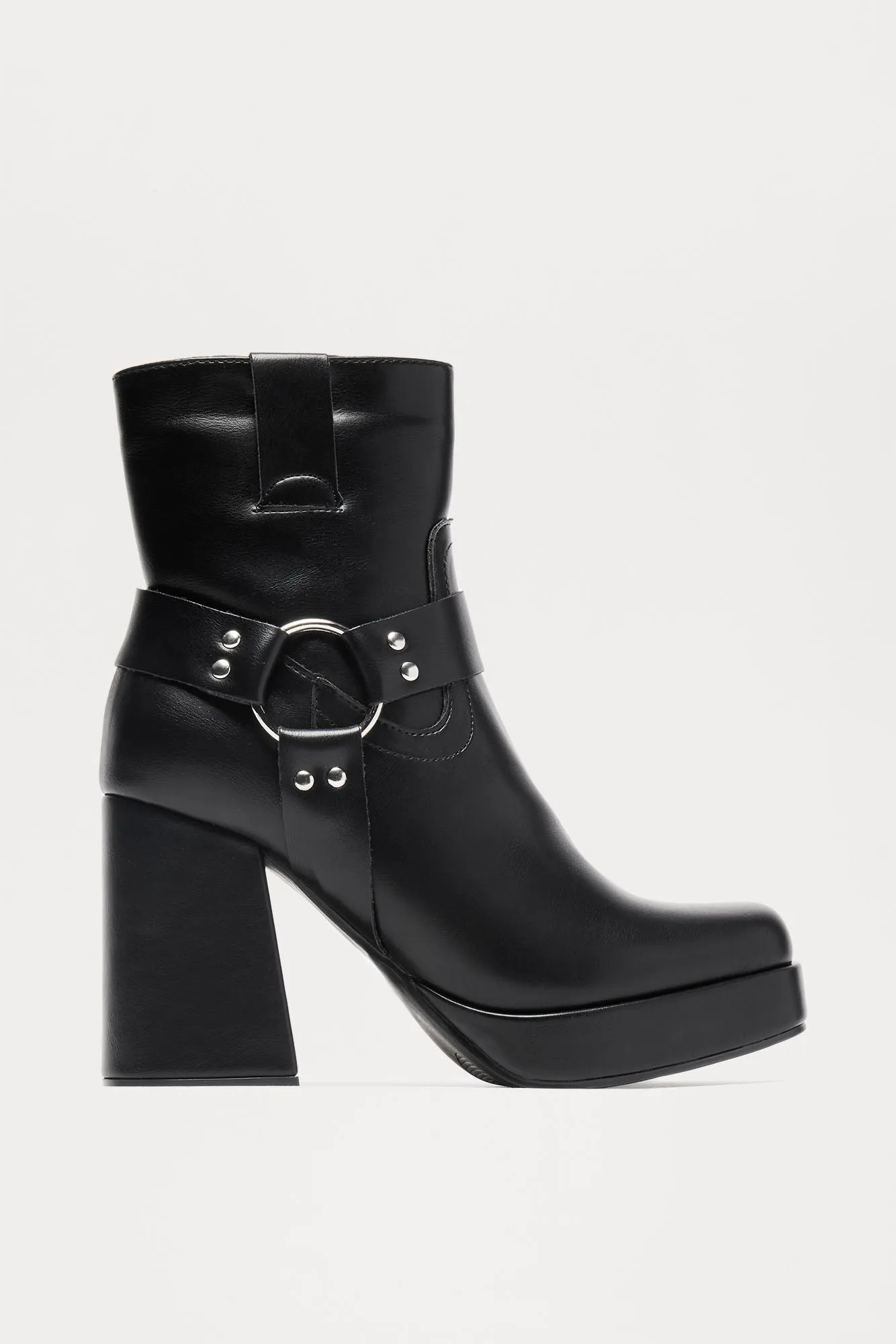 Show Me The Way Platform Booties - Black sold by Fashion Nova product image thumbnail 4