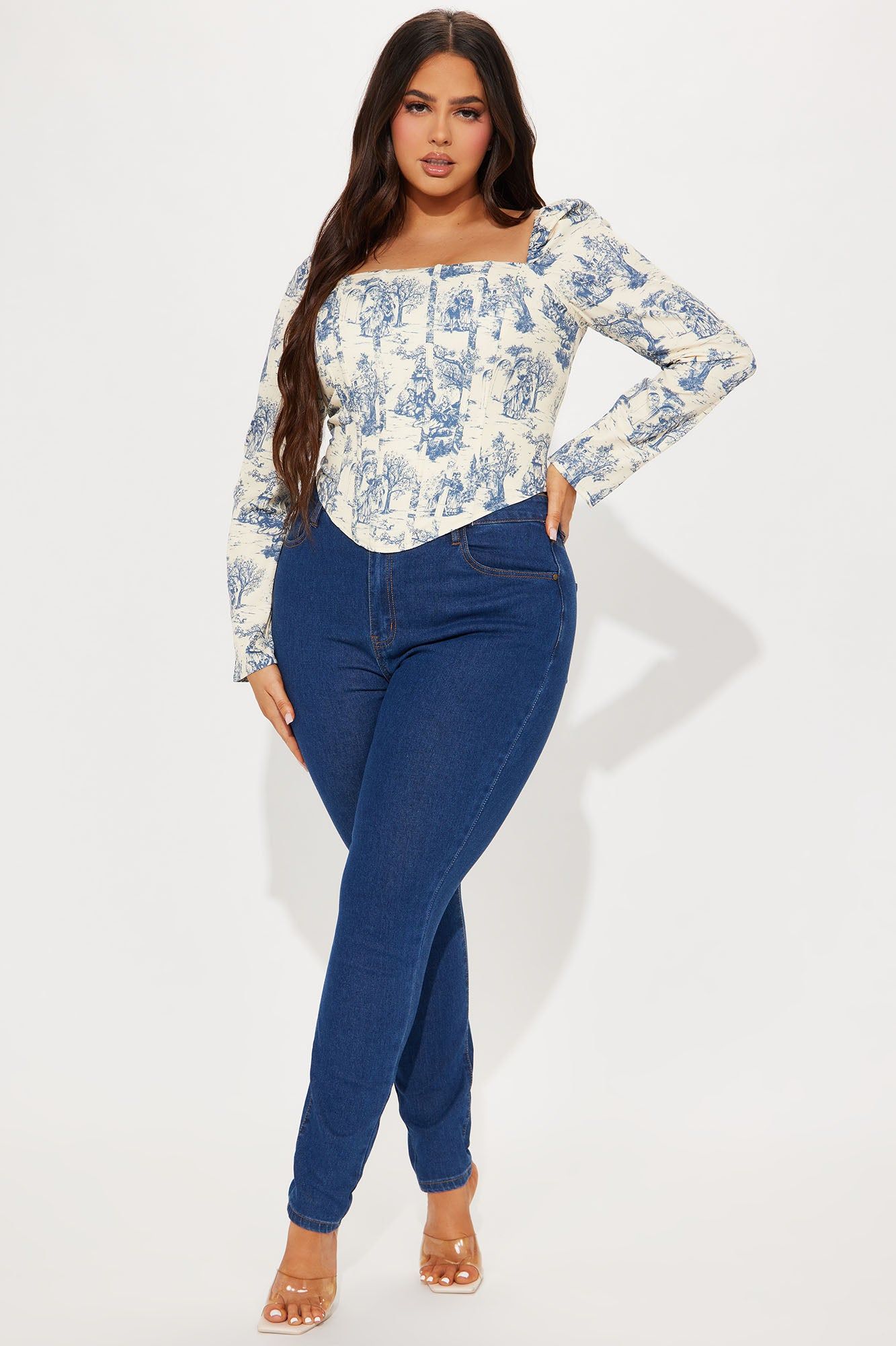 Simple Life Corset Top - Blue/combo sold by Fashion Nova product image thumbnail 5