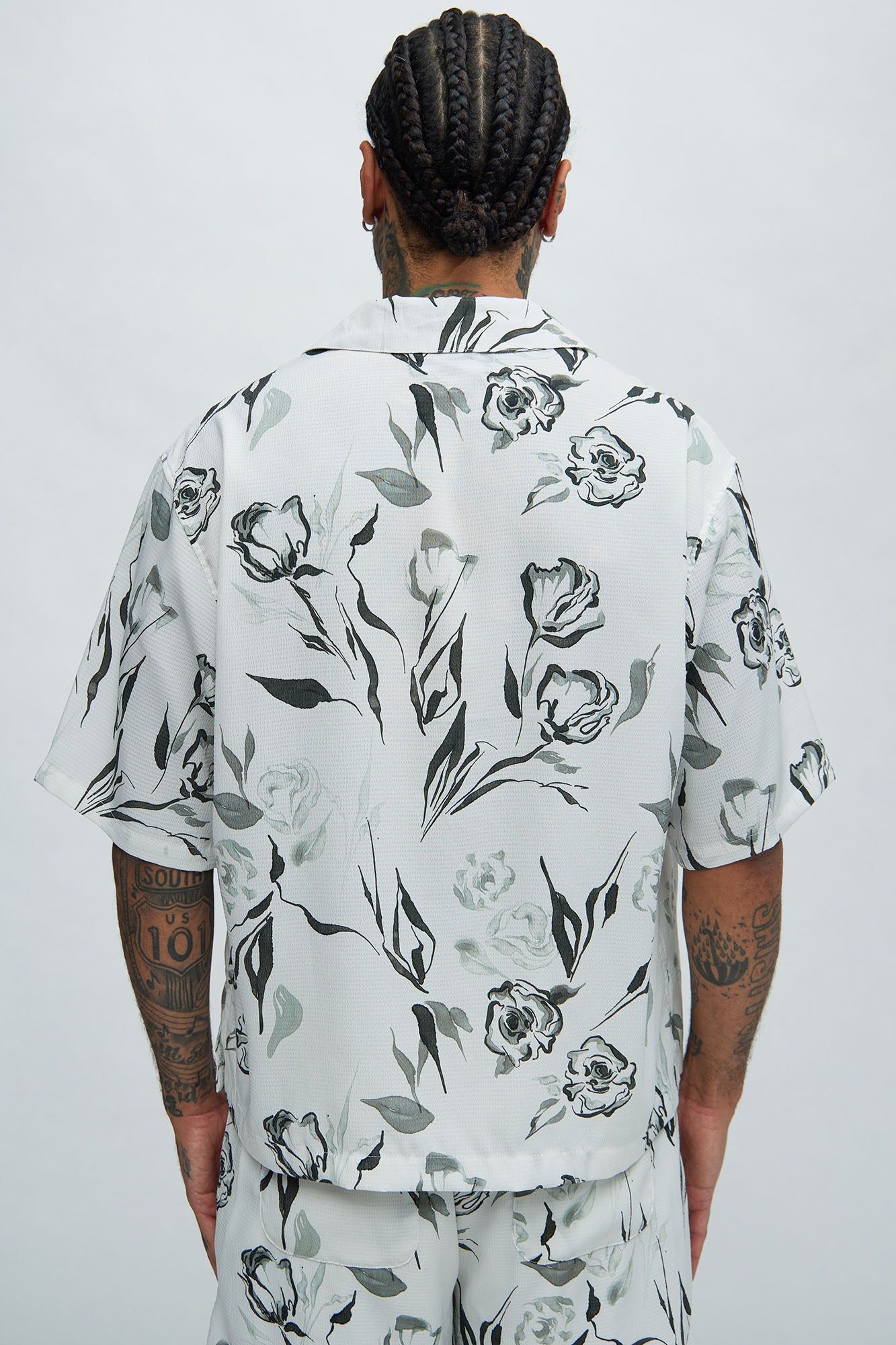 Eden Floral Shirt - White/combo sold by Fashion Nova product image thumbnail 4
