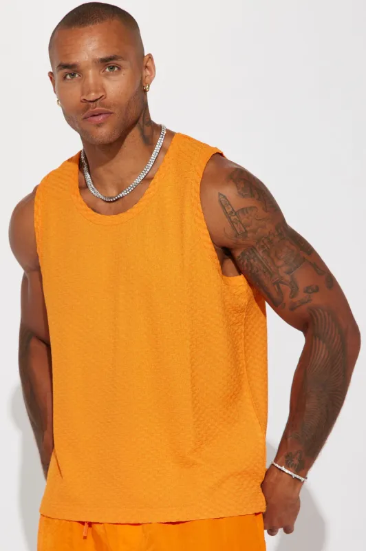 Send It Up Outside Tank - Orange sold by Fashion Nova