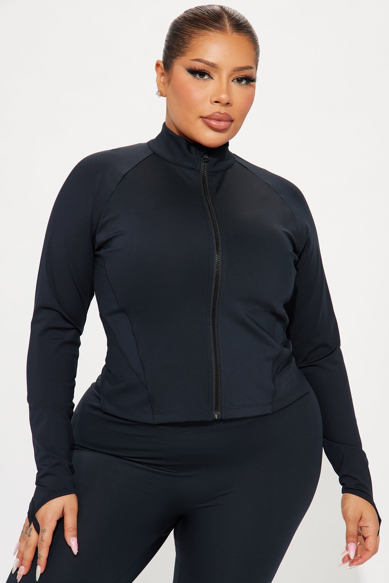 Max It Out Elevate Active Jacket - Black sold by Fashion Nova product image thumbnail 4