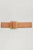 Leading Them On Stretch Belt - Taupe sold by Fashion Nova