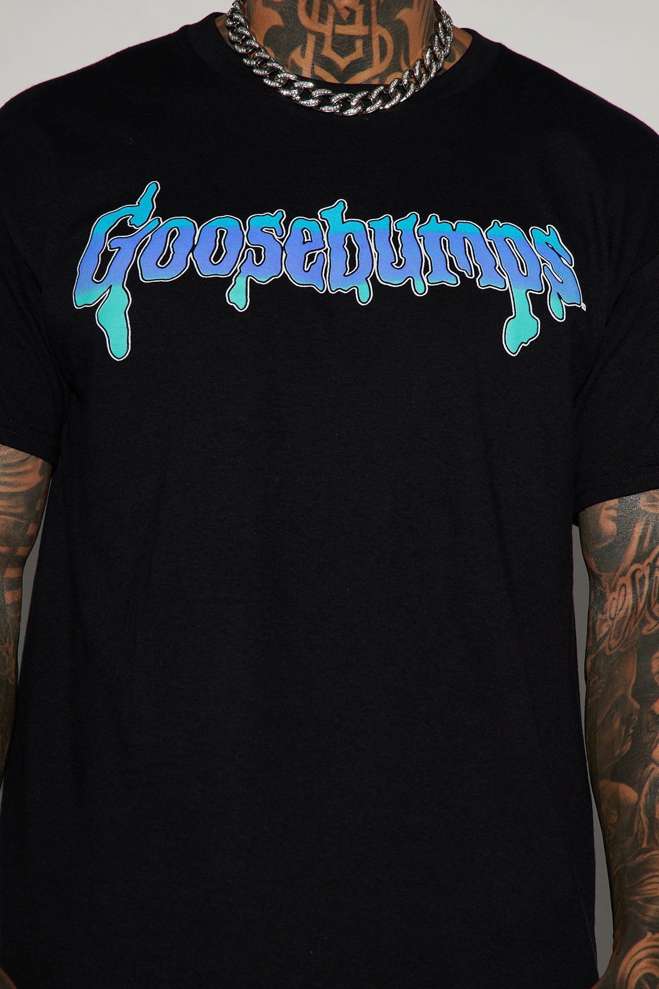 Goosebumps Lawn Gnomes Short Sleeve Tee - Black sold by Fashion Nova product image thumbnail 3